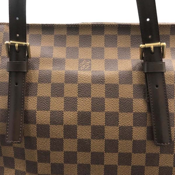 m24 2214 13 Louis Vuitton Chelsea Damier Ebene Tote Bag Brown