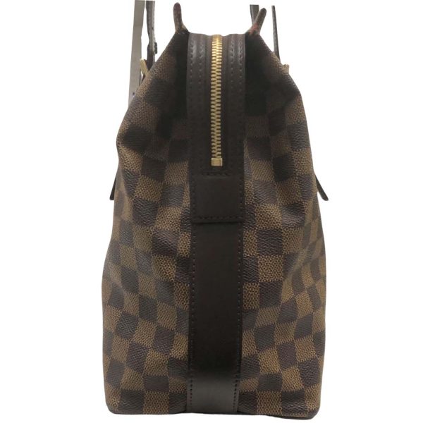 m24 2214 4 Louis Vuitton Chelsea Damier Ebene Tote Bag Brown