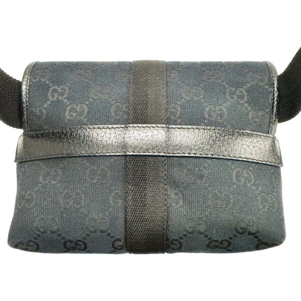 m24 53 4 Gucci GG Waist Pouch Cross Bag Black