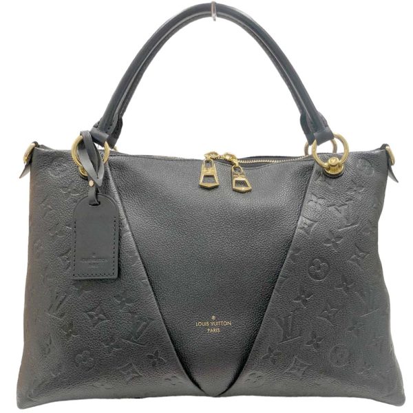 m24 776 6 Louis Vuitton V Tote MM 2WAY Bag Monogram Empreinte Noir