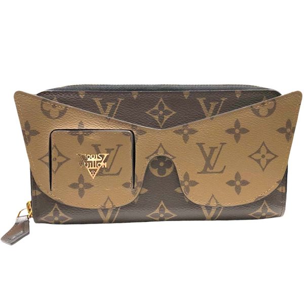 m24 809 2 Louis Vuitton Zippy Wallet Shady Monogram Reverse Brown