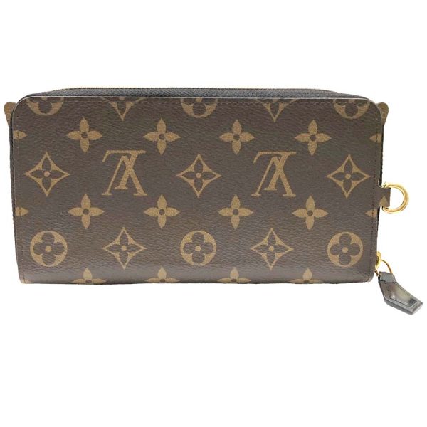 m24 809 3 Louis Vuitton Zippy Wallet Shady Monogram Reverse Brown