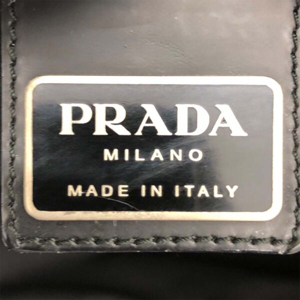 m24 863 13 Prada Tesuto Nylon Shoulder Bag Black