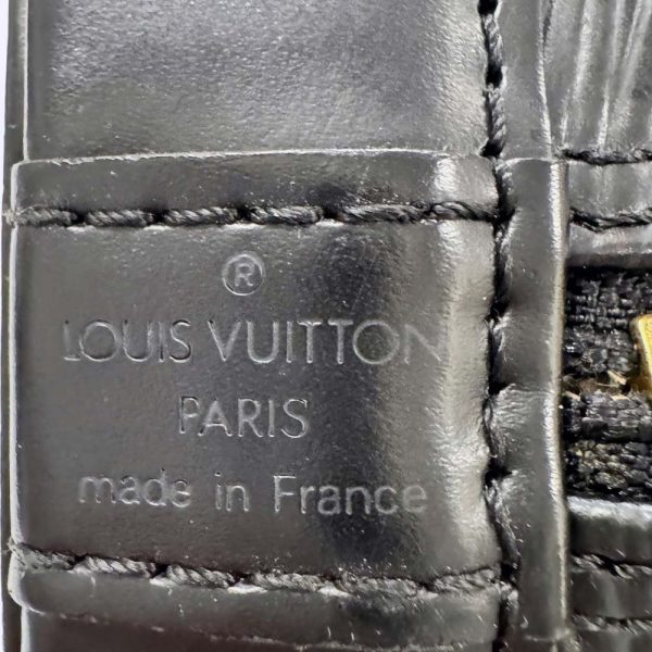 m24 896 13 Louis Vuitton Alma Handbag Epi Noir