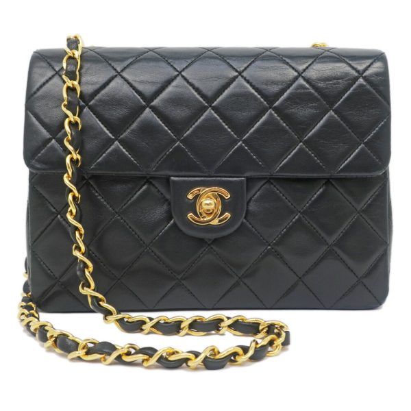 m2401 05 806420ih Chanel single chain shoulder lambskin A01163 black handbag shoulder bag