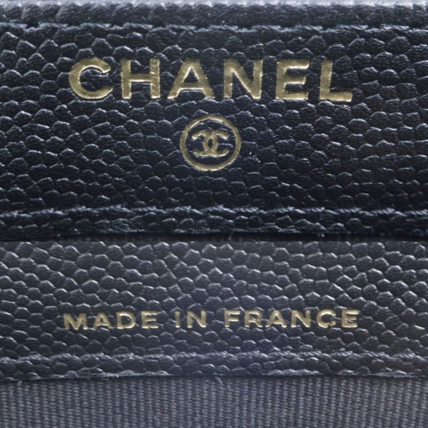 m2401 05 806543mr 05 Chanel Chain Wallet Shoulder Bag Matelasse Grained Calfskin Phone Case Black GD