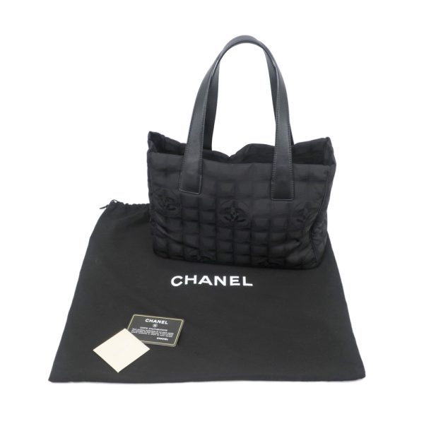 m2402 05 805366ny 09 Chanel Tote PM Black Handbag Nylon