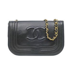 m2405 06 802164mr Chanel Matelasse Chain Shoulder Bag Lambskin Black