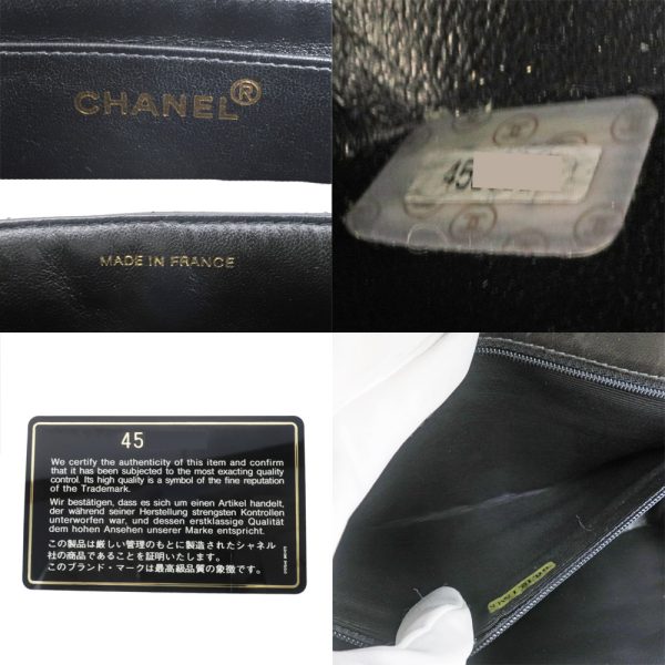 m2406 06 802353mr 06 Chanel Matelasse Single Flap W Chain Bag Lambskin Black