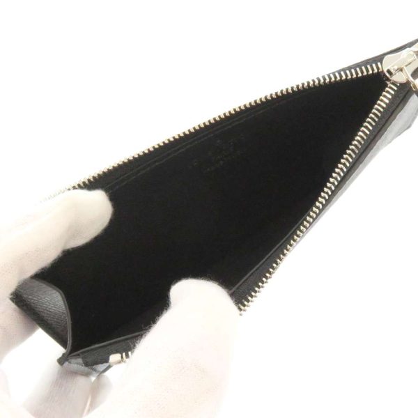 m30271 05 Louis Vuitton Coin Case Eclipse Coin Card Holder Black