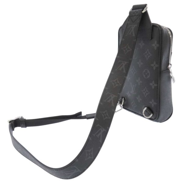 m30741 02 Louis Vuitton Outdoor Sling Bag Body Bag Monogram Eclipse Taiga Black