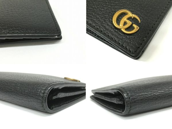 m3103 Gucci GG Marmont Long Wallet Black