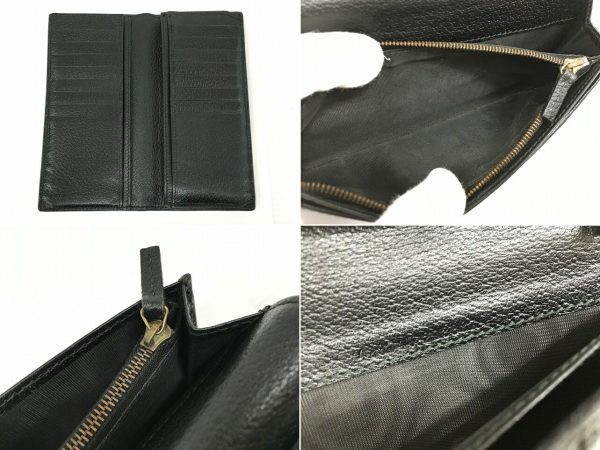 m3104 Gucci GG Marmont Long Wallet Black