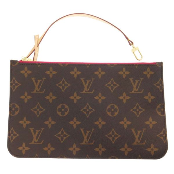 m41178 06 Louis Vuitton Neverfull MM Tote Bag Monogram Pivoine Brown