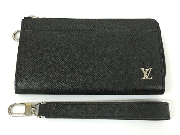 m4491 Louis Vuitton Long Wallet Taiga Zippy Dragonne