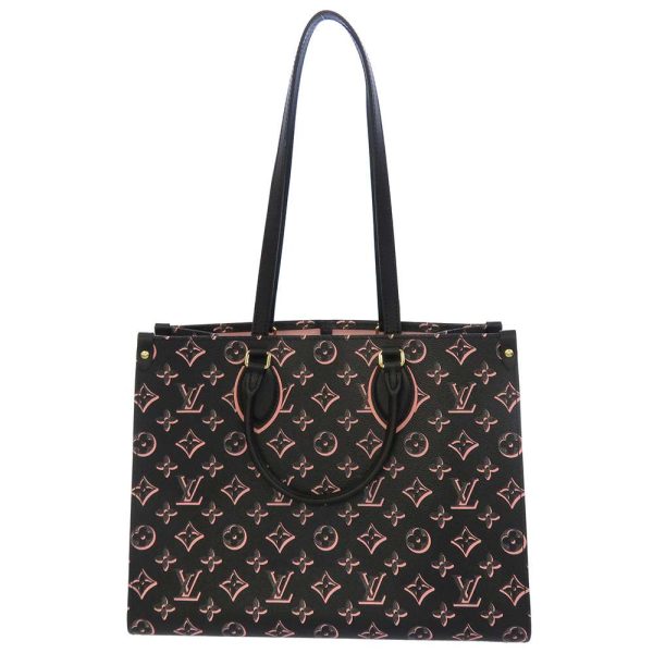 m46154 03 Louis Vuitton On the Go Pocket MM Tote Bag Monogram Brown