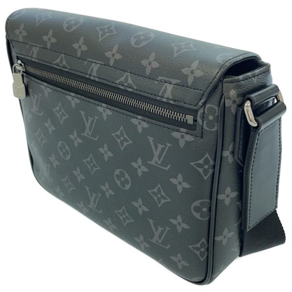 m46255 02 Louis Vuitton District PM Shoulder Bag Monogram Eclipse Black