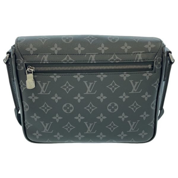 m46255 03 Louis Vuitton District PM Shoulder Bag Monogram Eclipse Black