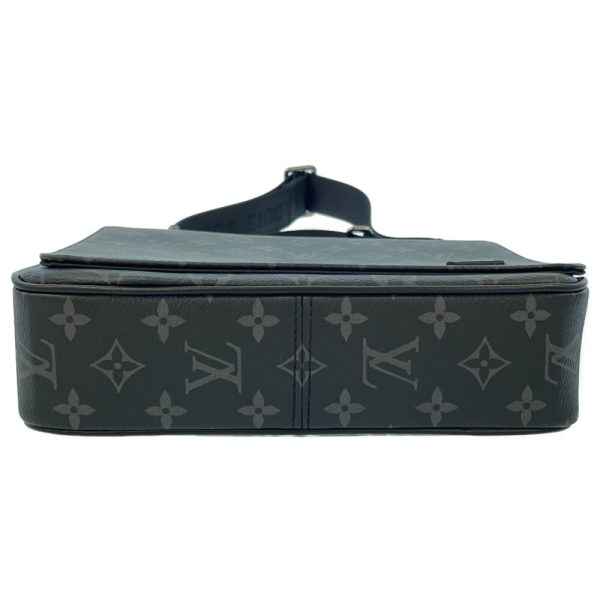 m46255 04 Louis Vuitton District PM Shoulder Bag Monogram Eclipse Black