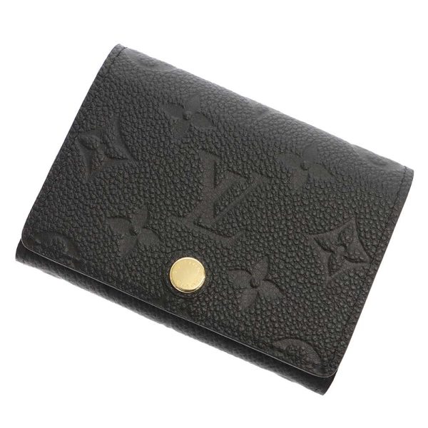 m58456 01 LOUIS VUITTON Card Case Empreinte Avelope Carte de Visit Black