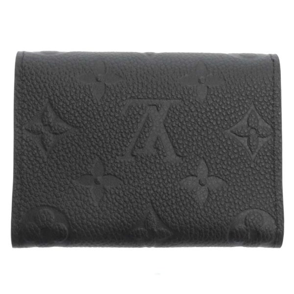 m58456 03 LOUIS VUITTON Card Case Empreinte Avelope Carte de Visit Black