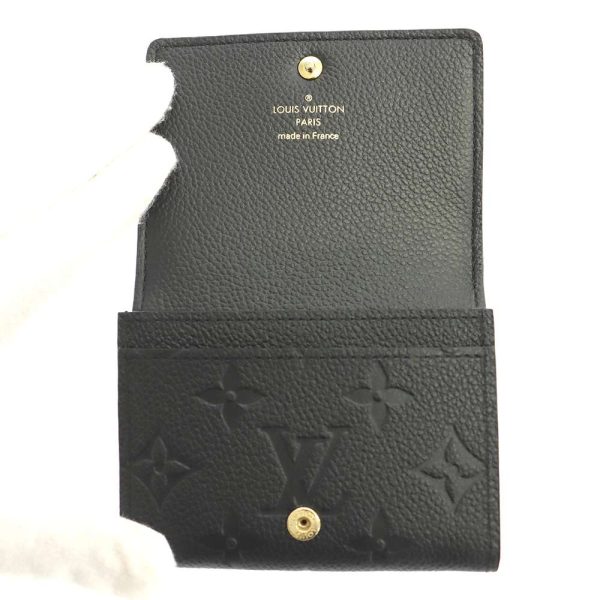 m58456 04 LOUIS VUITTON Card Case Empreinte Avelope Carte de Visit Black