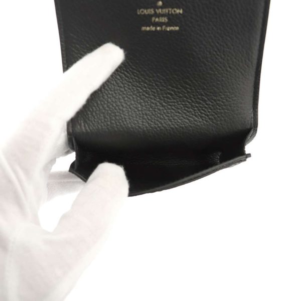 m58456 05 LOUIS VUITTON Card Case Empreinte Avelope Carte de Visit Black