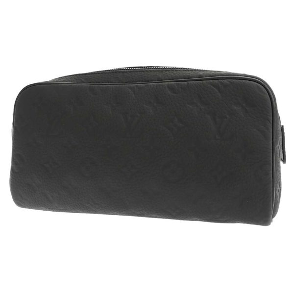 m59478 01 Louis Vuitton Dop Kit Pouch Taurillon Leather Black