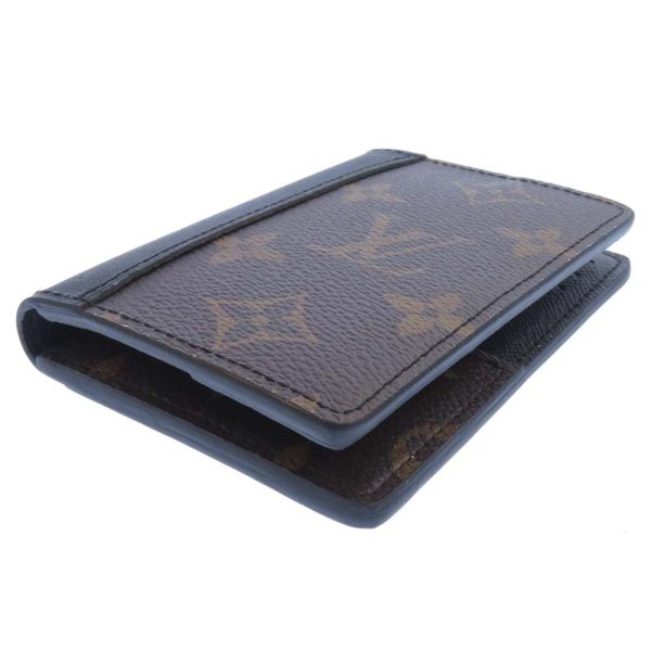 m60111 02 Louis Vuitton Card Case Macassar Organizer de Poche Black