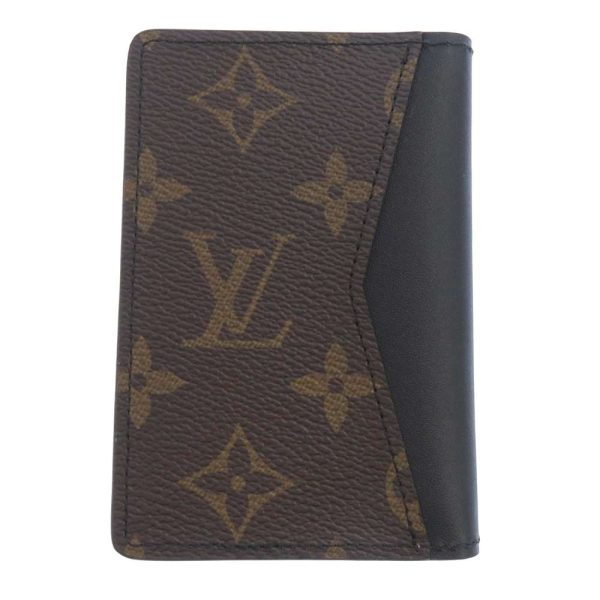 m60111 03 Louis Vuitton Card Case Macassar Organizer de Poche Black