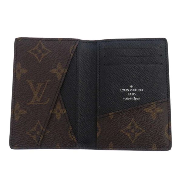 m60111 04 Louis Vuitton Card Case Macassar Organizer de Poche Black