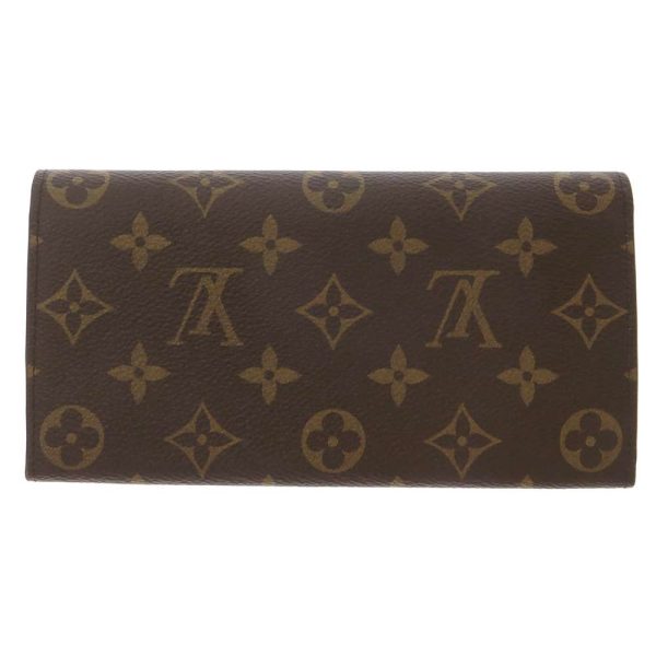 m60697 03 Louis Vuitton Portefeuille Emily Long Wallet Monogram Fuchsia