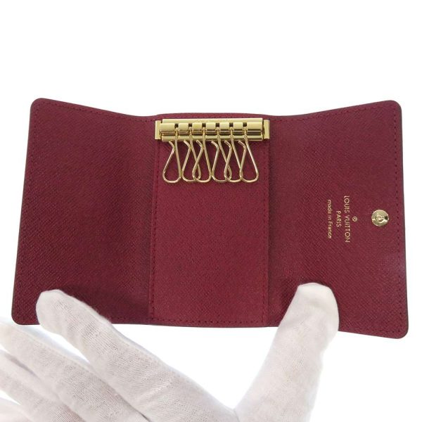 m60701 04 Louis Vuitton Key Case Monogram Multicle 6 Metal Fittings