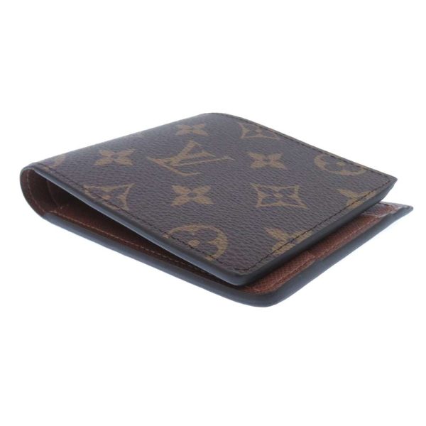 m60895 02 Louis Vuitton Portefeuille Multiple Wallet Monogram Brown