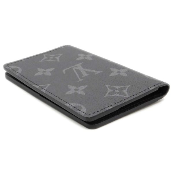 m61696 02 Louis Vuitton Organizer de Poche Card Case Eclipse Black