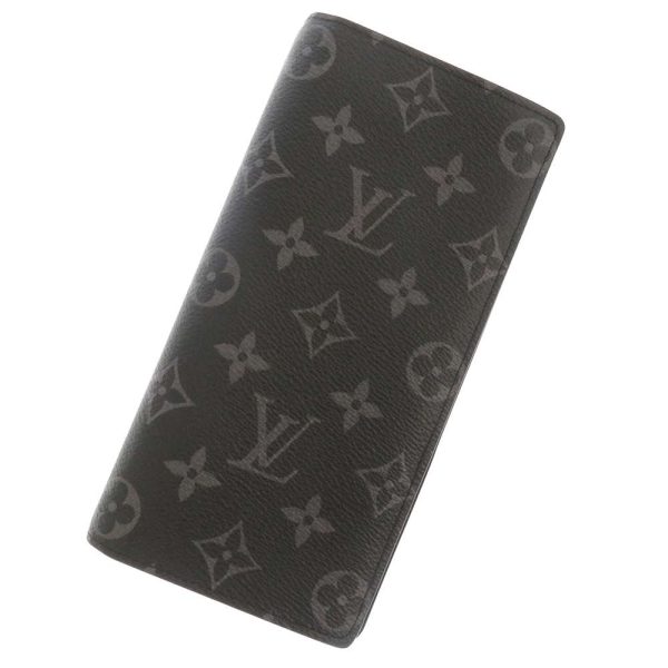 m61697 01 Louis Vuitton long Eclipse Brazza wallet