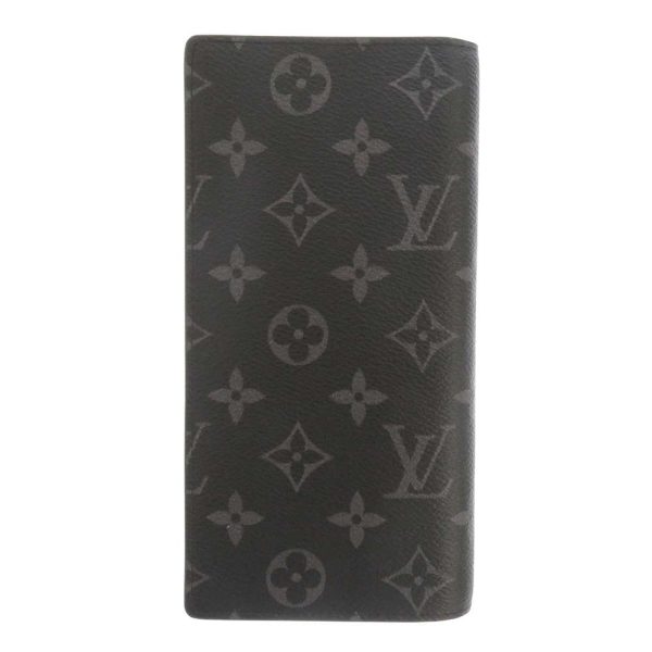 m61697 03 Louis Vuitton long Eclipse Brazza wallet