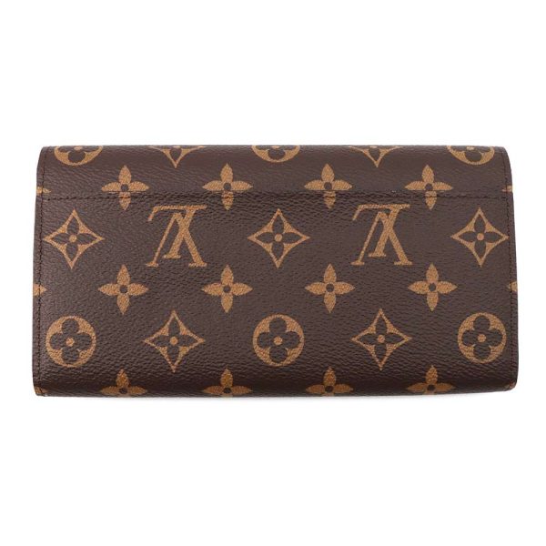 m62235 03 Louis Vuitton Portefeuille Sala Long Wallet Monogram Rose Valerine