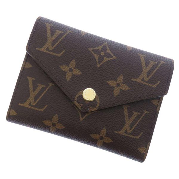 m62360 01 Louis Vuitton Wallet Monogram Victorine Rose Valerine