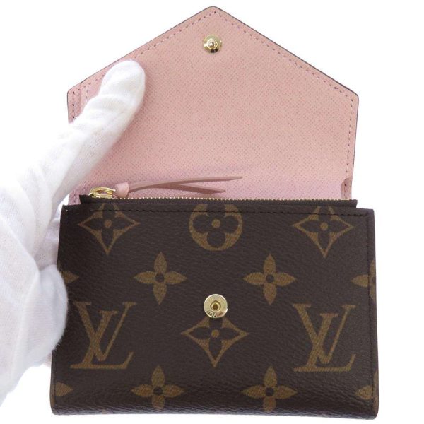 m62360 04 Louis Vuitton Wallet Monogram Victorine Rose Valerine