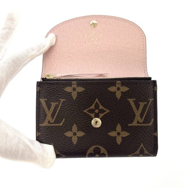 m62361 05 Louis Vuitton Coin Case Portomone Rosali Rose Pink