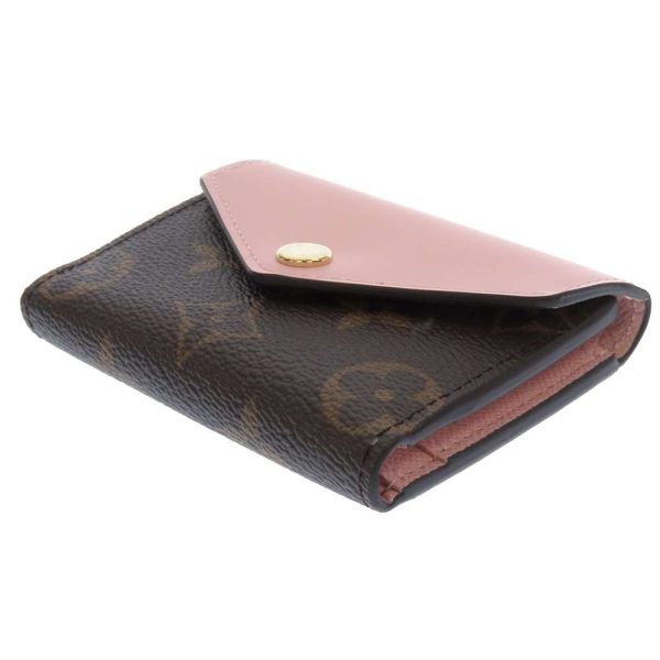 m62933 02 Louis Vuitton Wallet Zoe M62933 Rose Ballerine