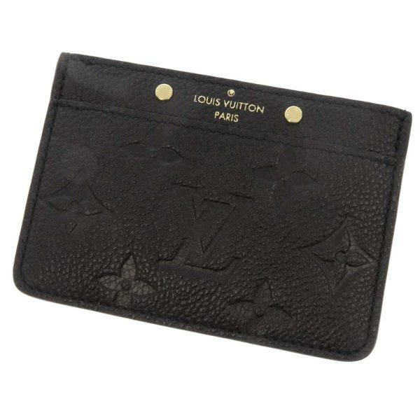 m69171 01 Louis Vuitton Porte Carte Sample Card Case Monogram Empreinte Black