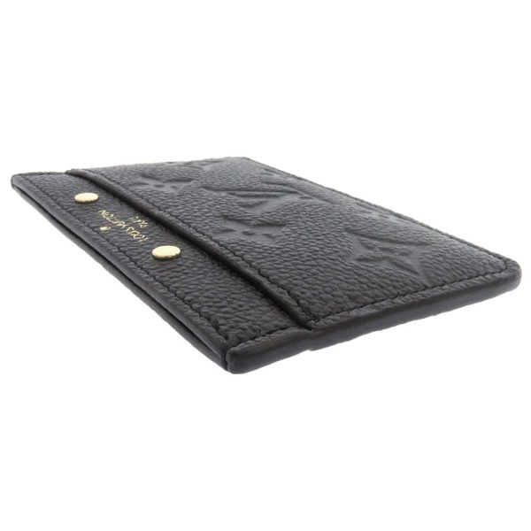 m69171 02 Louis Vuitton Porte Carte Sample Card Case Monogram Empreinte Black