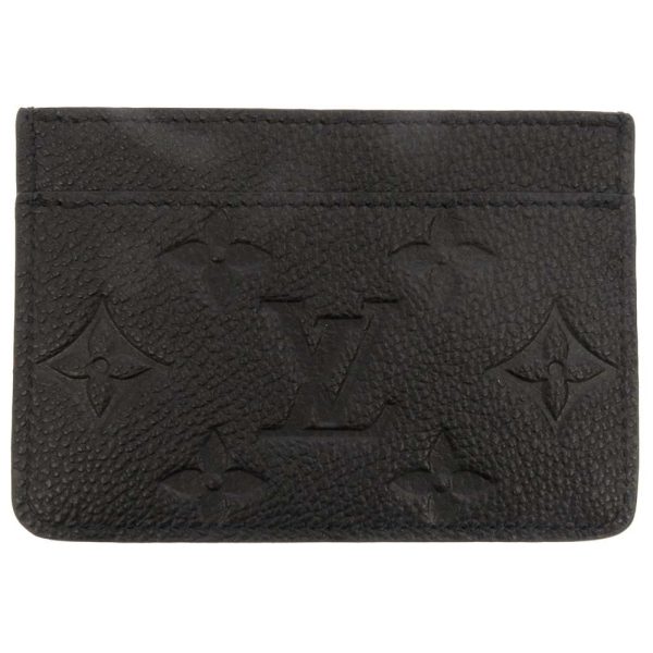 m69171 03 Louis Vuitton Porte Carte Sample Card Case Monogram Empreinte Black