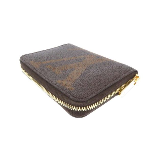 m69354 02 Louis Vuitton Coin Case Coin Monogram Zippy Coin Brown