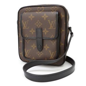 m69404 01 Louis Vuitton Sac Plat Monogram Tote Bag Brown