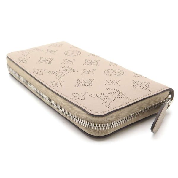 m69821 02 Louis Vuitton Zippy Wallet Long Wallet Monogram Mahina Black