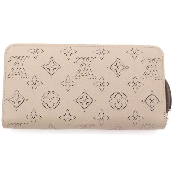 m69821 03 Louis Vuitton Zippy Wallet Long Wallet Monogram Mahina Black