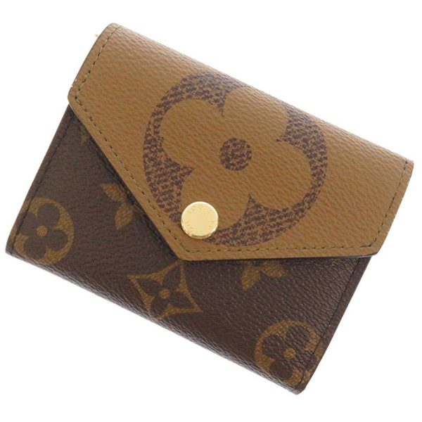 m80725 01 Louis Vuitton Wallet Reverse Portefeuille Zoe M80725